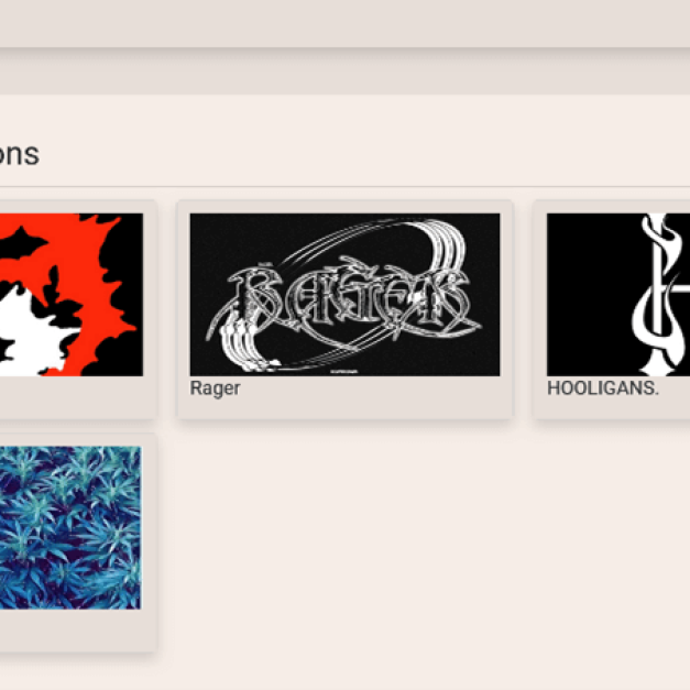 Noirceur Couture collections page displaying Bessygod, Rager, Hooligans, and Dope Girl Clothing